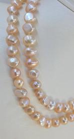 Zonder minimumprijs - Halsketting 9x11mm roze Edison Pearls,, Handtassen en Accessoires, Kettingen, Nieuw