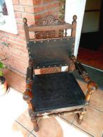 Fauteuil - Hout, Leder, Antiek en Kunst