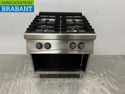 RVS Zanussi 4 pits fornuis Aardgas Horeca, Zakelijke goederen, Horeca | Keukenapparatuur, Ophalen of Verzenden