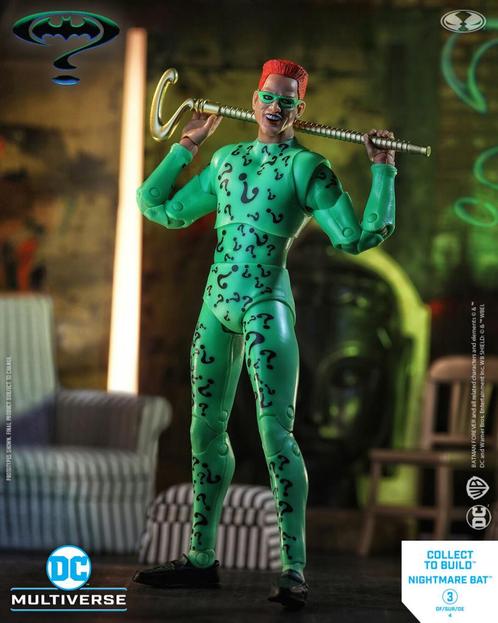 DC Build A Megafig Action Figure Batman Forever The Riddler, Verzamelen, Film en Tv, Ophalen of Verzenden