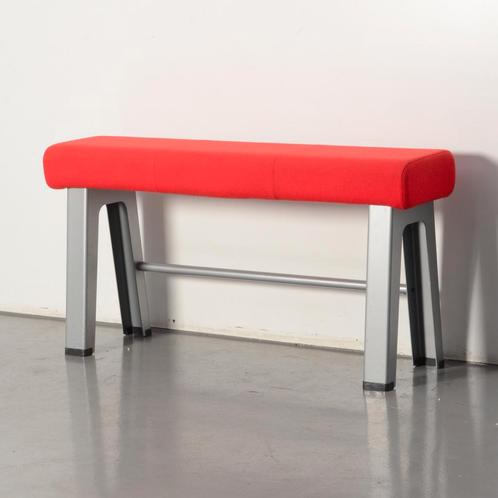 Frontseat ontvangstbank, rood, 140 x 35 cm, Huis en Inrichting, Zetels | Zetels, Gebruikt, Ophalen of Verzenden