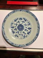 Blue and White Lotus Dish - Porcelaine - Chine - Dynastie