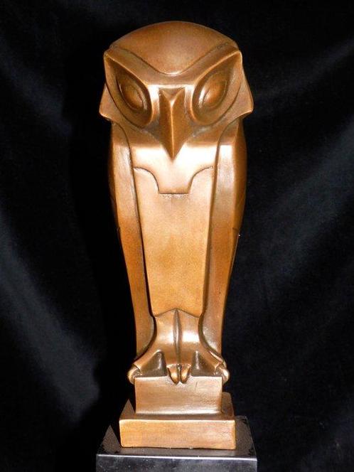 sculptuur, Fraaie bronzen Art Deco UIL - 32 cm - Brons,, Antiek en Kunst, Curiosa en Brocante