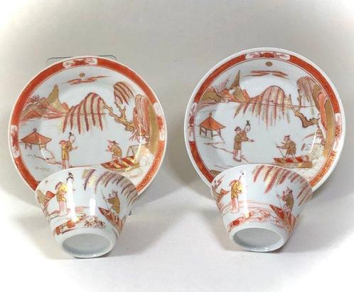 Tasse de thé et soucoupe, une paire, sans prix de réserve -, Antiek en Kunst, Antiek | Overige Antiek