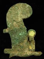 Oud-Egyptisch Brons fragment van de Atef-kroon van Osiris, Antiek en Kunst