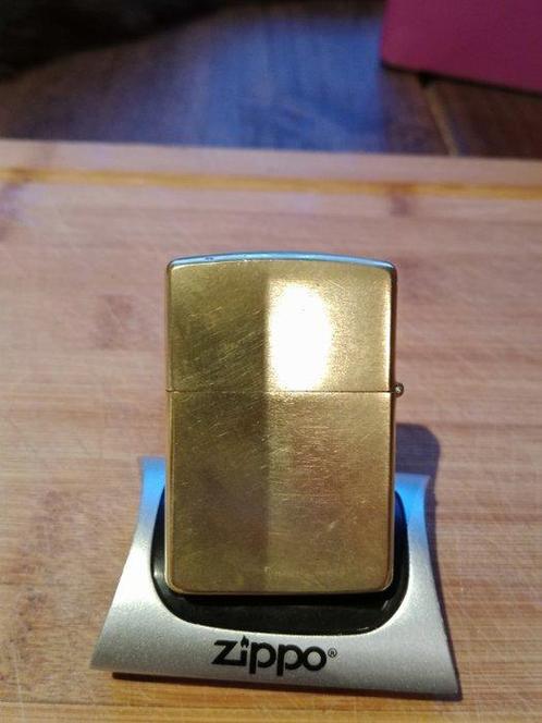 Zippo - Zonder Minimumprijs - Zakaansteker - Messing, Verzamelen, Rookartikelen, Aanstekers en Luciferdoosjes