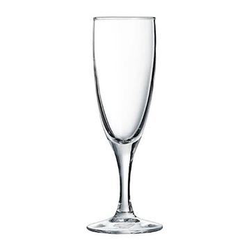 Champagneglazen | ELEGANCE | Glas | 10cl | 12 Stuks |, Verzenden