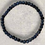 Saphir bleu nuit. Bracelet facetté de belle qualité. Pierre
