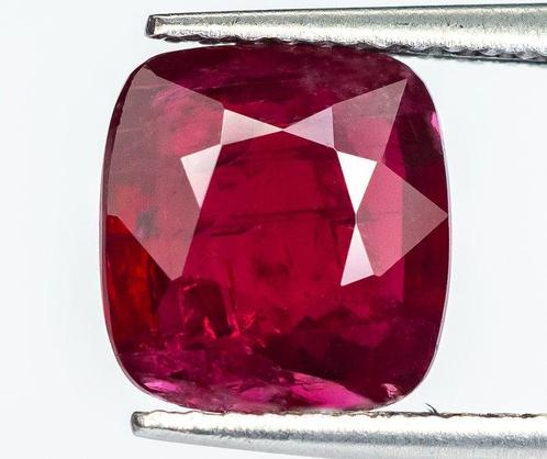 Zonder Minimumprijs Robijn  - 3.07 ct - Lotus Gemology -, Handtassen en Accessoires, Edelstenen