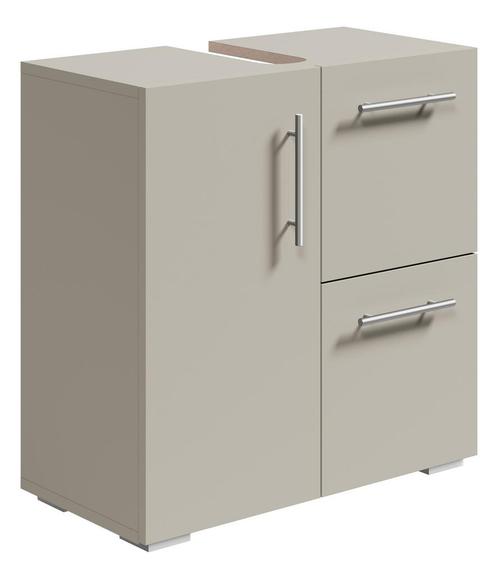 Wastafel Onderkast Mars 60 x 30 x 60 cm - Beige, Huis en Inrichting, Badkamer | Badkamermeubels, Nieuw, Verzenden