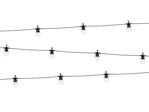 Lichtslinger LED Lampjes Zwart 5m, Hobby en Vrije tijd, Feestartikelen, Nieuw, Verzenden