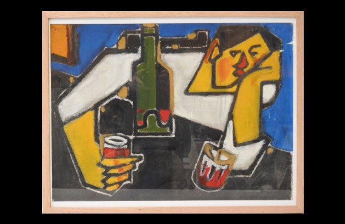 Christian Julia (1921-1991) - Alcool, Antiek en Kunst, Kunst | Schilderijen | Modern