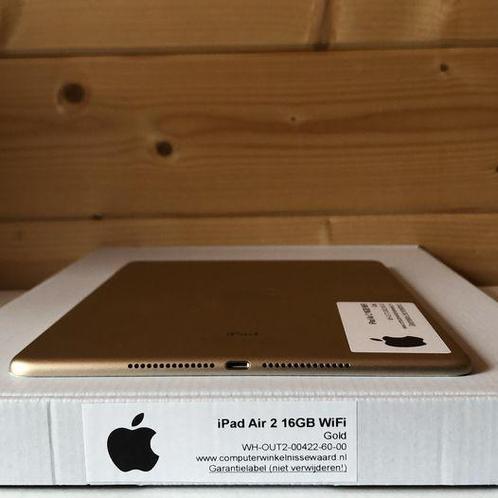 Apple iPad 9.7 Air 2 16GB WiFi (4G) wit goud + garantie, Informatique & Logiciels, Apple iPad Tablettes, Enlèvement ou Envoi