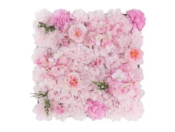 Flowerwall, 4x panelen kunstbloemen decoratie (KHSQ017) beschikbaar voor biedingen