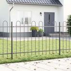 vidaXL Tuinhek met Hoepel Top Grijs 3,4 x 1,2 m Staal, Tuin en Terras, Verzenden, Nieuw
