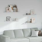 vidaXL Wandplank 4 pcs Wit Marmer 100 x 9 x 3 cm Bewerkt, Verzenden