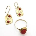 Ensemble de bijoux 2 pièces - 18 carats Or jaune - 2.50ct.