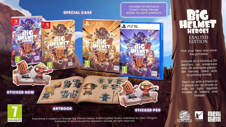 Big Helmet Heroes-Exalted Edition (PlayStation 5) NIEUW, Games en Spelcomputers, Games | Sony PlayStation 5, Ophalen of Verzenden