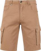 No Excess Cargo Short Linnen Beige maat Overige maten Heren, Kleding | Heren, Broeken en Pantalons, Verzenden, Beige, Nieuw, Overige maten