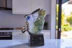 Yves Lohé - Sculpture, Visage double - 19 cm - Bronze, Verre