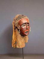 Masque chokwé avec coiffe - sculpture chokwé - Chokwe -