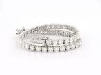 Armband - 14 karaat Witgoud - 4.09ct. tw. Diamant, Handtassen en Accessoires, Armbanden, Nieuw