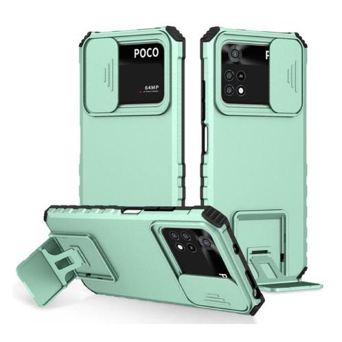 Xiaomi Poco X3 Pro - Kickstand Hoesje met Camera Slide -, Telecommunicatie, Mobiele telefoons | Hoesjes en Screenprotectors | Overige merken