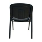 Vergaderstoel met armleuningen – Zwart Gebruikt, Zakelijke goederen, Kantoor en Winkelinrichting | Kantoormeubilair en Inrichting