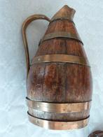 Themacollectie - 2 oude appelcider/wijn kannen van hout en, Antiek en Kunst