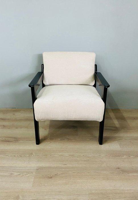 Fauteuil - Bois, Textile, Antiquités & Art, Art | Objets design