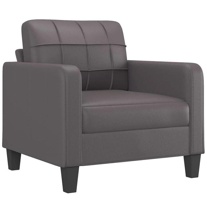 Fauteuil Grijs 60cm | Tweede Kansje | OP = OP, Huis en Inrichting, Fauteuils, 75 tot 100 cm, Minder dan 75 cm, Gebruikt, Kunststof