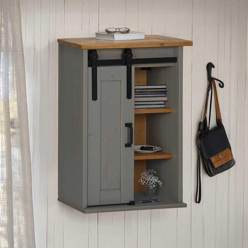 vidaXL Hangkast HALDEN met schuifdeur 49x22,5x70 cm, Huis en Inrichting, Kasten | Overige, Nieuw, Verzenden