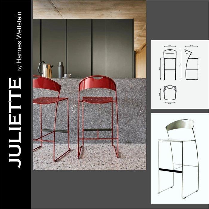 Baleri Italia - Hannes Wettstein - Kruk (3) - Juliette -, Antiquités & Art, Antiquités | Meubles | Chaises & Canapés
