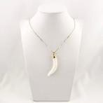 Koraal - Zilver - Hanger - met de hand uitgehouwen