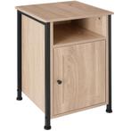 Nachtkastje Blackburn 40x42x60,5cm - Industrieel licht hout,, Maison & Meubles, Tables | Tables d'appoint, Verzenden