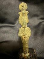 Oud-Egyptisch Brons Beeld - 9.5 cm (Zonder minimumprijs)