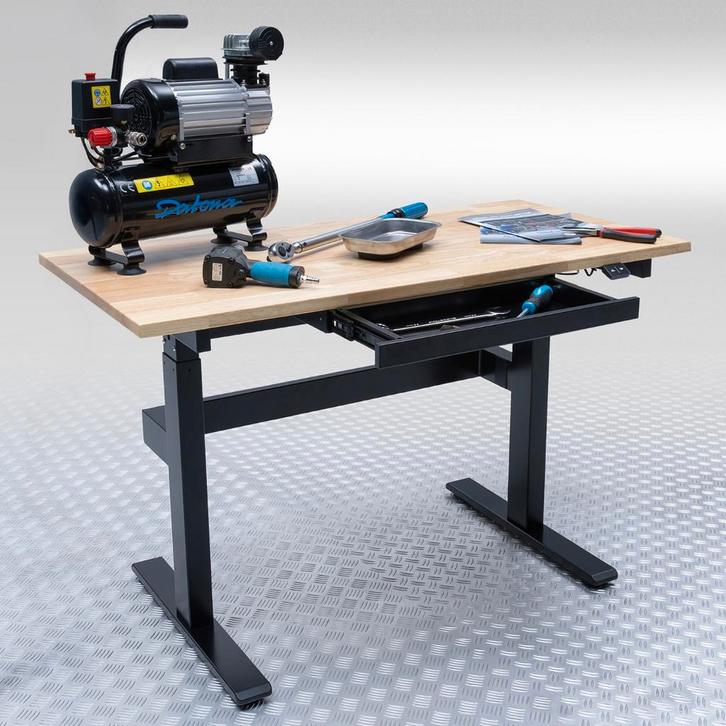 Datona Verstelbare werkbank – elektrisch in hoogte, Doe-het-zelf en Bouw, Werkbanken, Ophalen of Verzenden