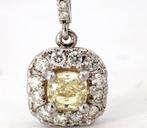 2-delige sieradenset Witgoud Diamant - Diamant, Handtassen en Accessoires