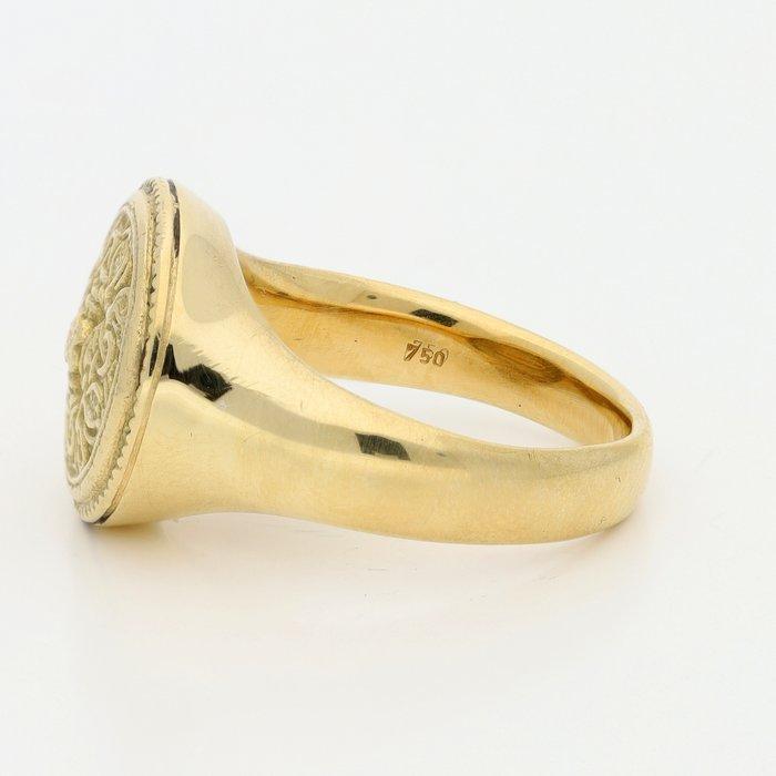 Ring - 18 karaat Geel goud, Handtassen en Accessoires, Ringen