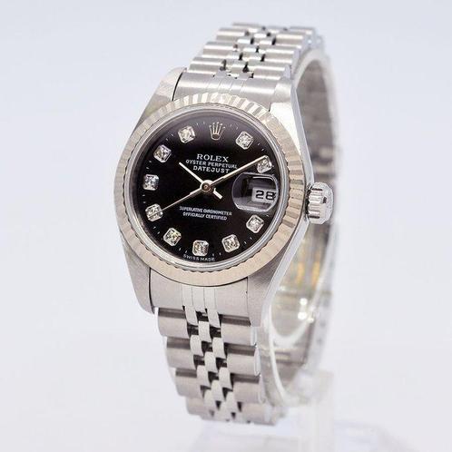 Rolex - Oyster Perpetual Datejust Ladies Diamonds - Ref., Handtassen en Accessoires, Horloges | Heren