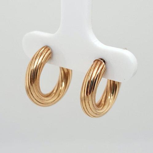 Boucles doreilles - 14 carats Or jaune, Handtassen en Accessoires, Oorbellen