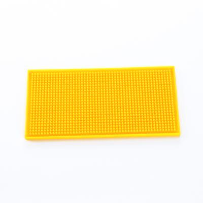 Barmat Biermat Pvc Antislip 30x15 cm Geel, Verzamelen, Overige Verzamelen, Verzenden