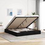 vidaXL Bedframe zonder matras 180x200 cm stof zwart, Huis en Inrichting, Slaapkamer | Bedden, Verzenden, Nieuw