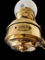 Plafondlamp - Glas, Messing - Gepolijste messing muur