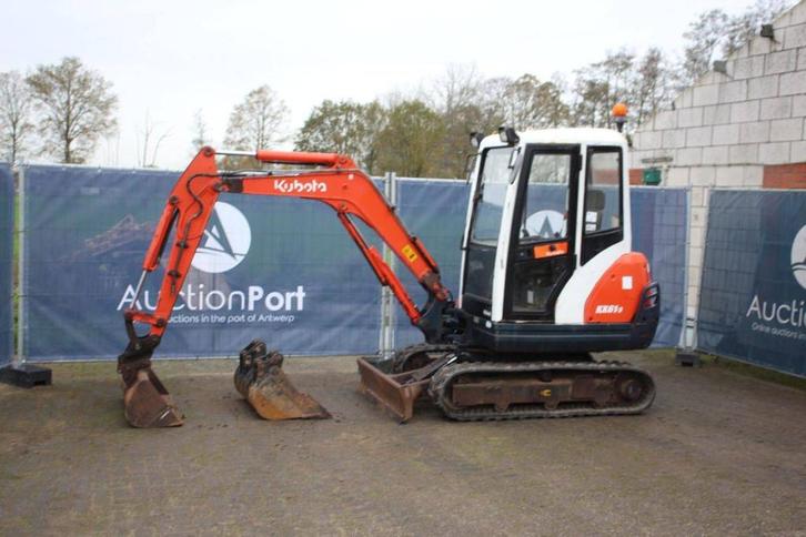 Veiling: Rupsgraafmachine Kubota KX61-3 Diesel 17.6pk, Zakelijke goederen, Machines en Bouw | Kranen en Graafmachines, Ophalen