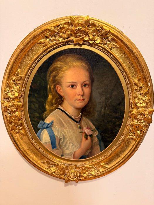 Duitse school (XIX) - Portrait, Antiek en Kunst, Kunst | Schilderijen | Klassiek