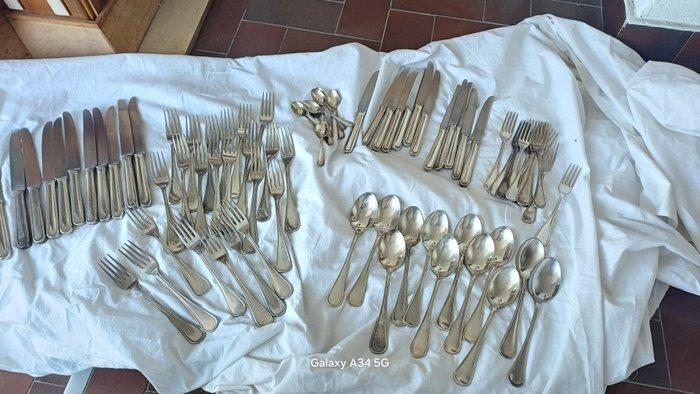 Calegaro - Bestekset voor 12 personen (67) - Verzilverd, Antiek en Kunst, Antiek | Meubels | Tafels