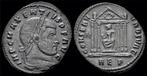 307-312ad Roman Maxentius Ae follis Roma in hexastyle tem..., Timbres & Monnaies, Monnaies & Billets de banque | Collections, Verzenden