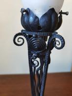 Muller Frères - Lamp - smeedijzer, glas-in-lood