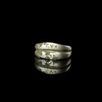 Oud-Romeins Zilver Ring met inscriptie